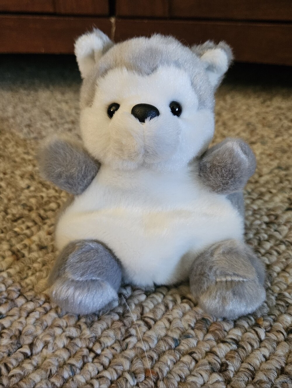Aurora Palm Pals Husky Dog